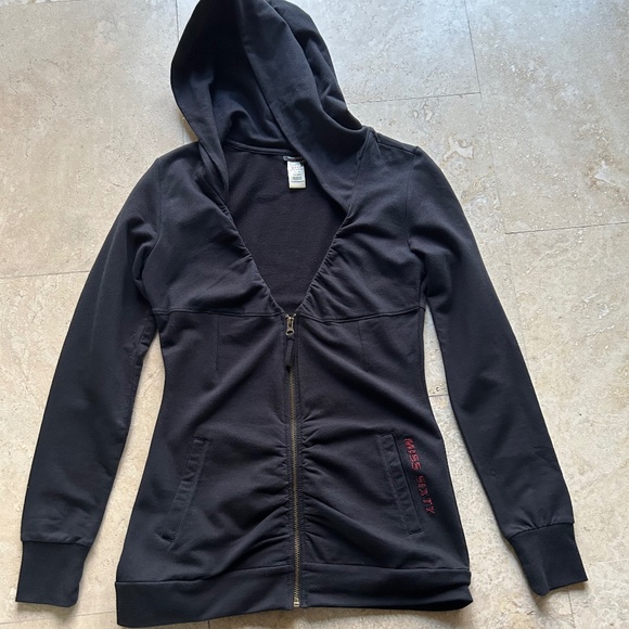 Miss Sixty Collection Black Sweatshirt Hoodie, Size S - Picture 5 of 16